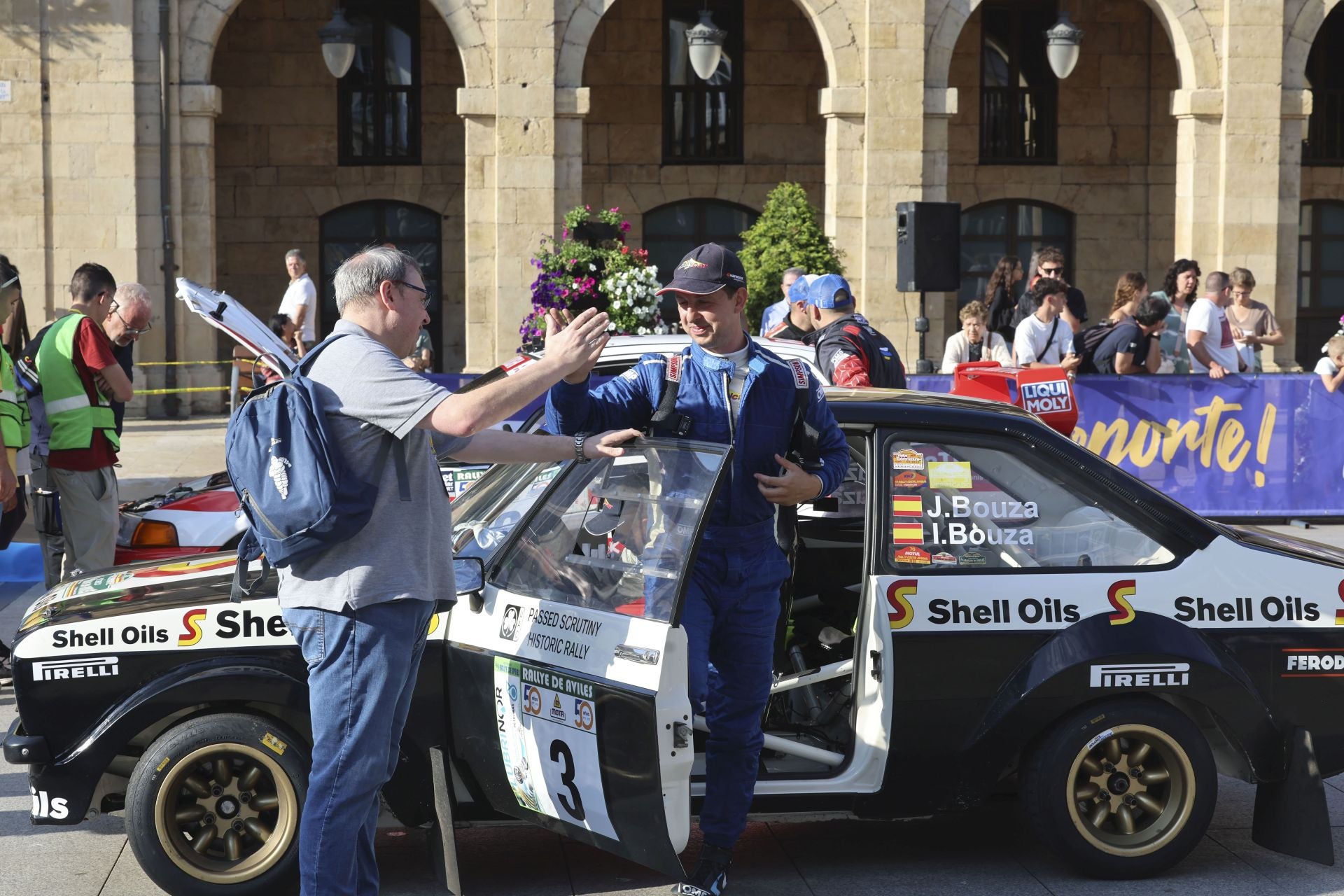 Avilés quema rueda: las fotos que deja el Rallye Histórico