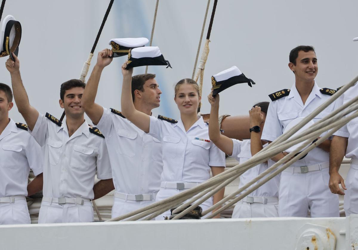 Fotos: la Princesa Leonor termina su formación en el Juan Sebastián de &#039;Elcano&#039;