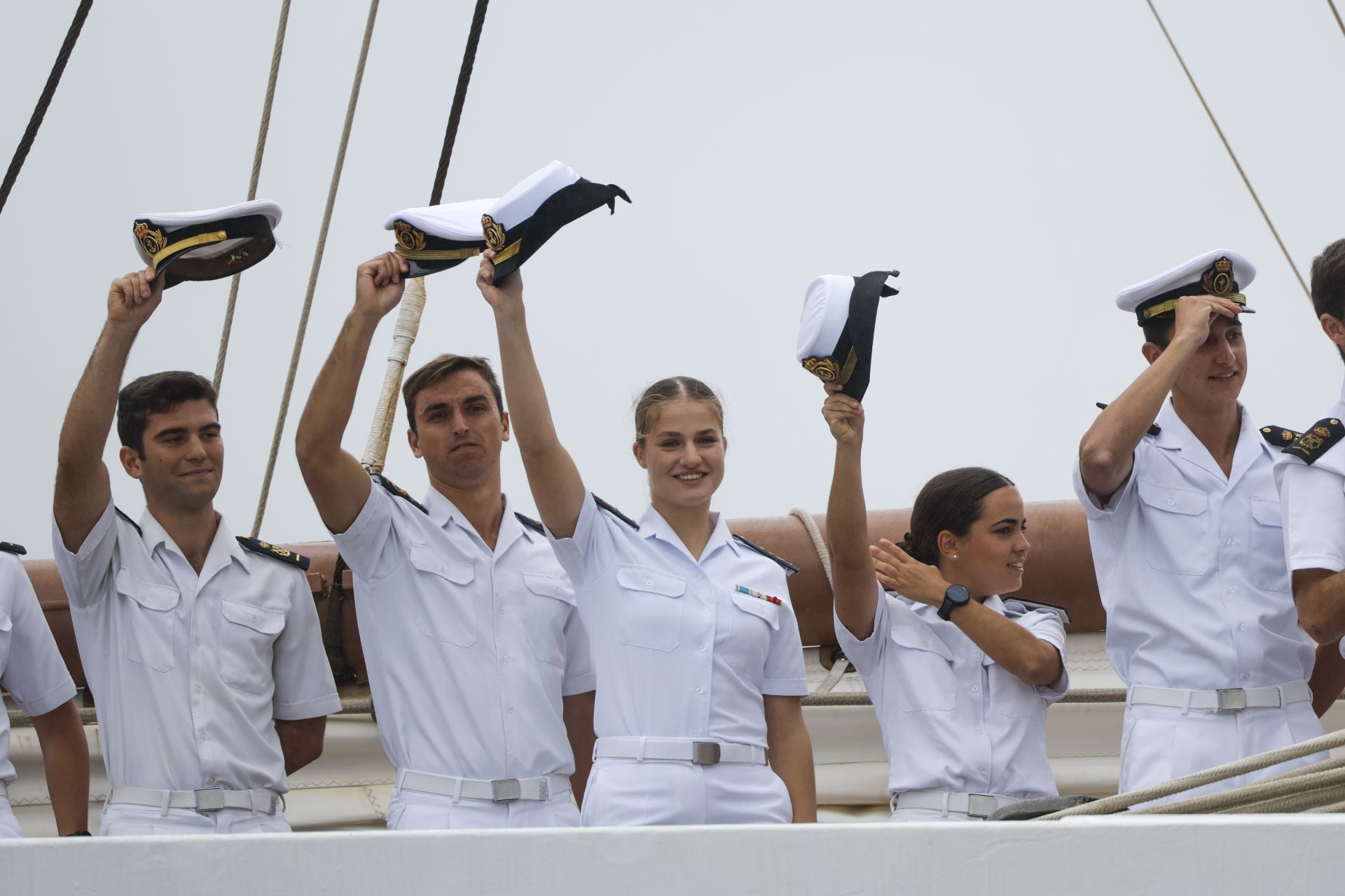 Fotos: la Princesa Leonor termina su formación en el Juan Sebastián de &#039;Elcano&#039;
