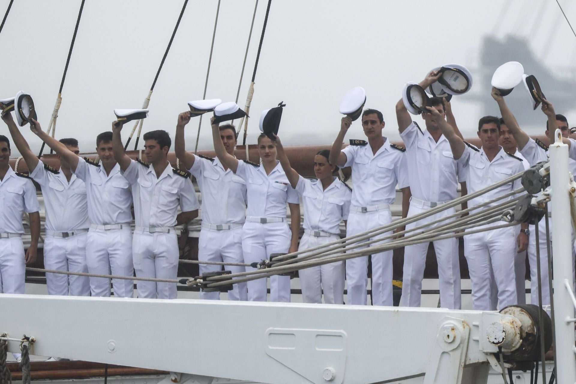 Fotos: la Princesa Leonor termina su formación en el Juan Sebastián de &#039;Elcano&#039;