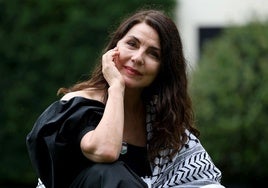 Ana Fernández estuvo ayer en Oviedo.