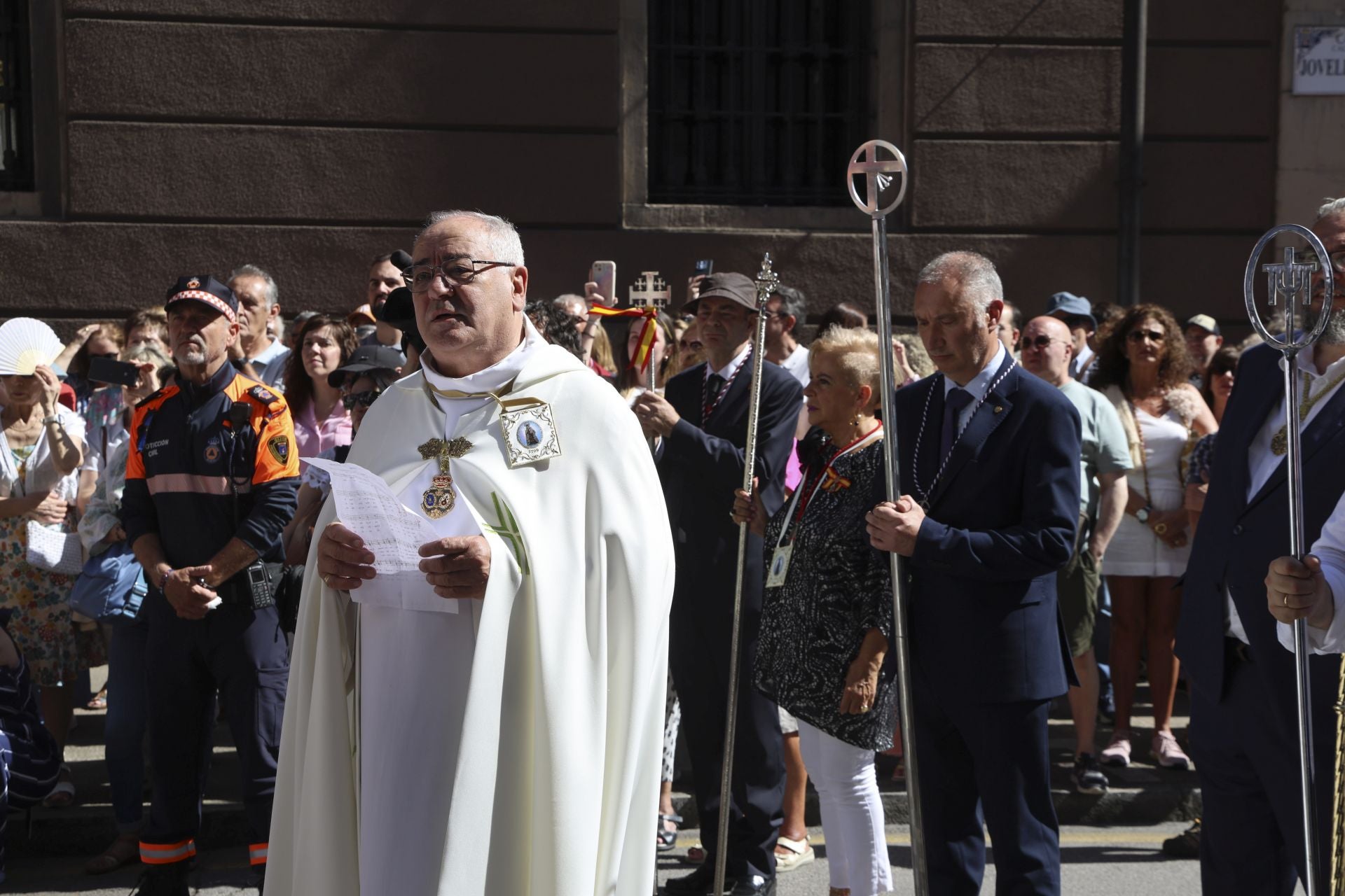 Gijón celebra la procesión marinera de la Virgen del Carmen