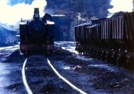 Fotograma de la película documental estrenada en el Museo del Ferrocarril.