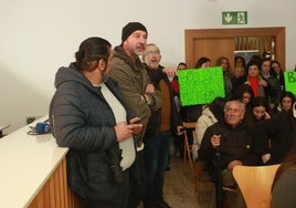 Protestas en el anterior sorteo de las viviendas sociales.