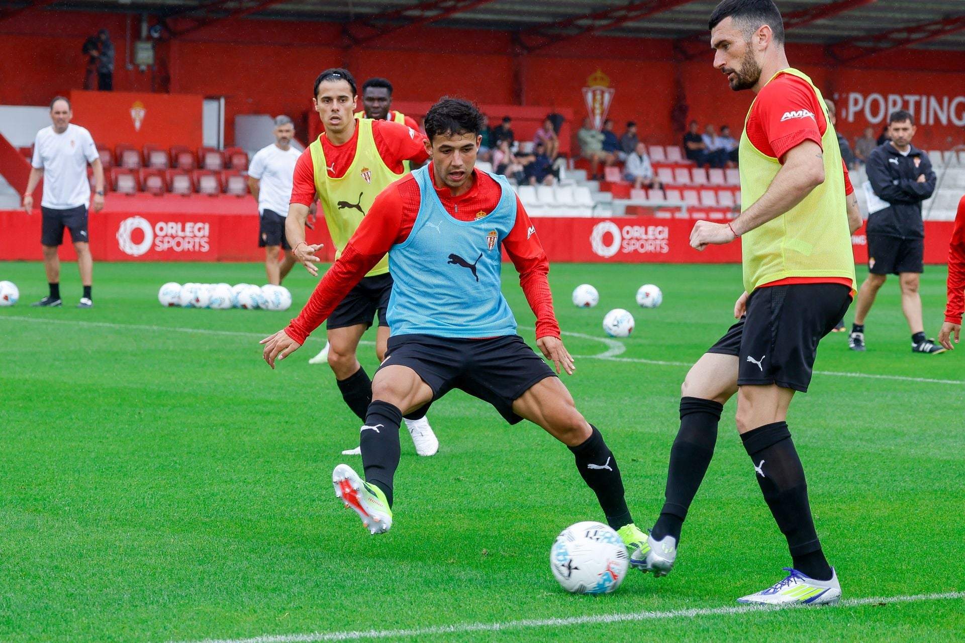 Entrenamiento del Sporting de este viernes 18 de julio