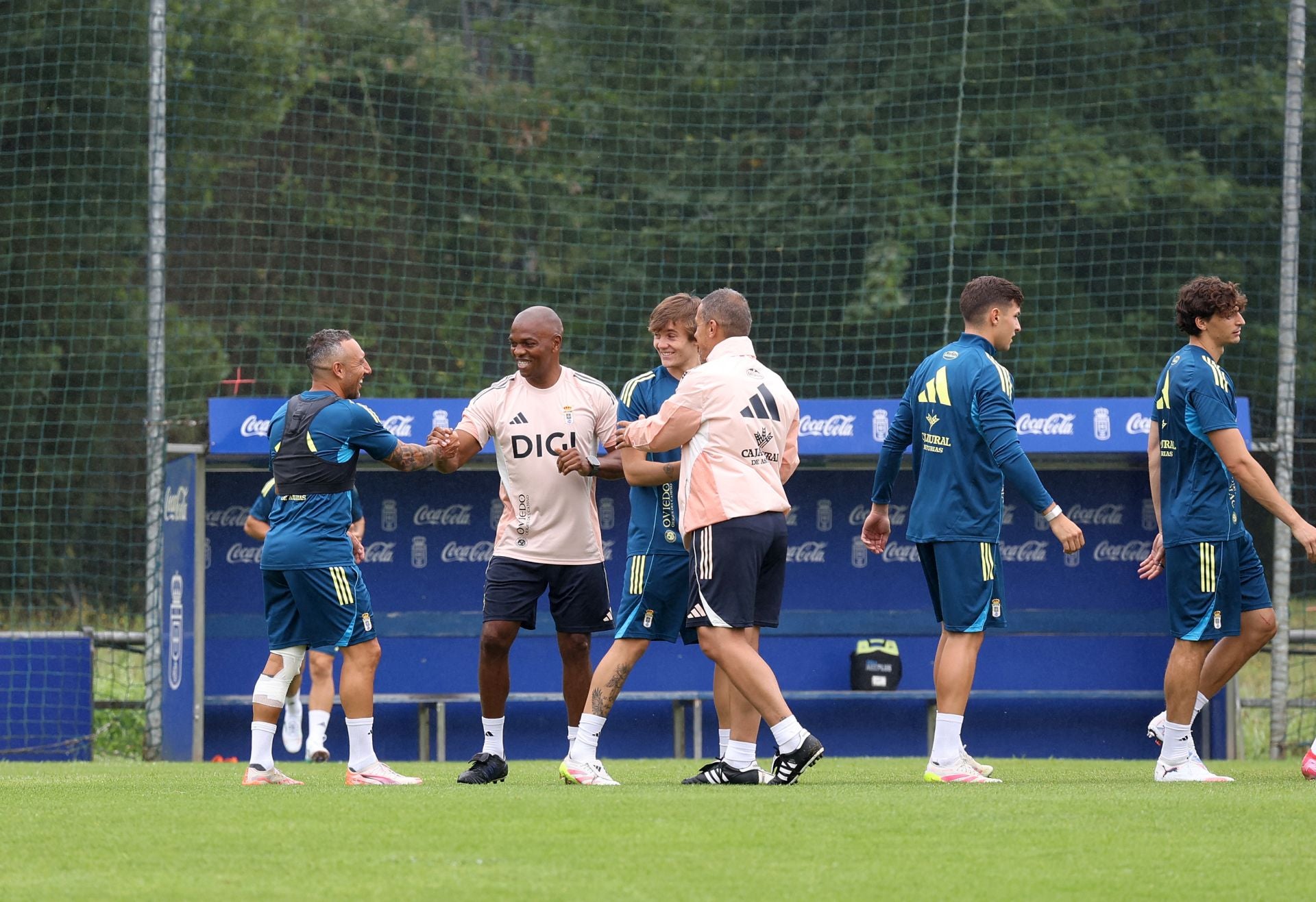 El Real Oviedo y su entrenamiento en El Requexón este 18 de julio