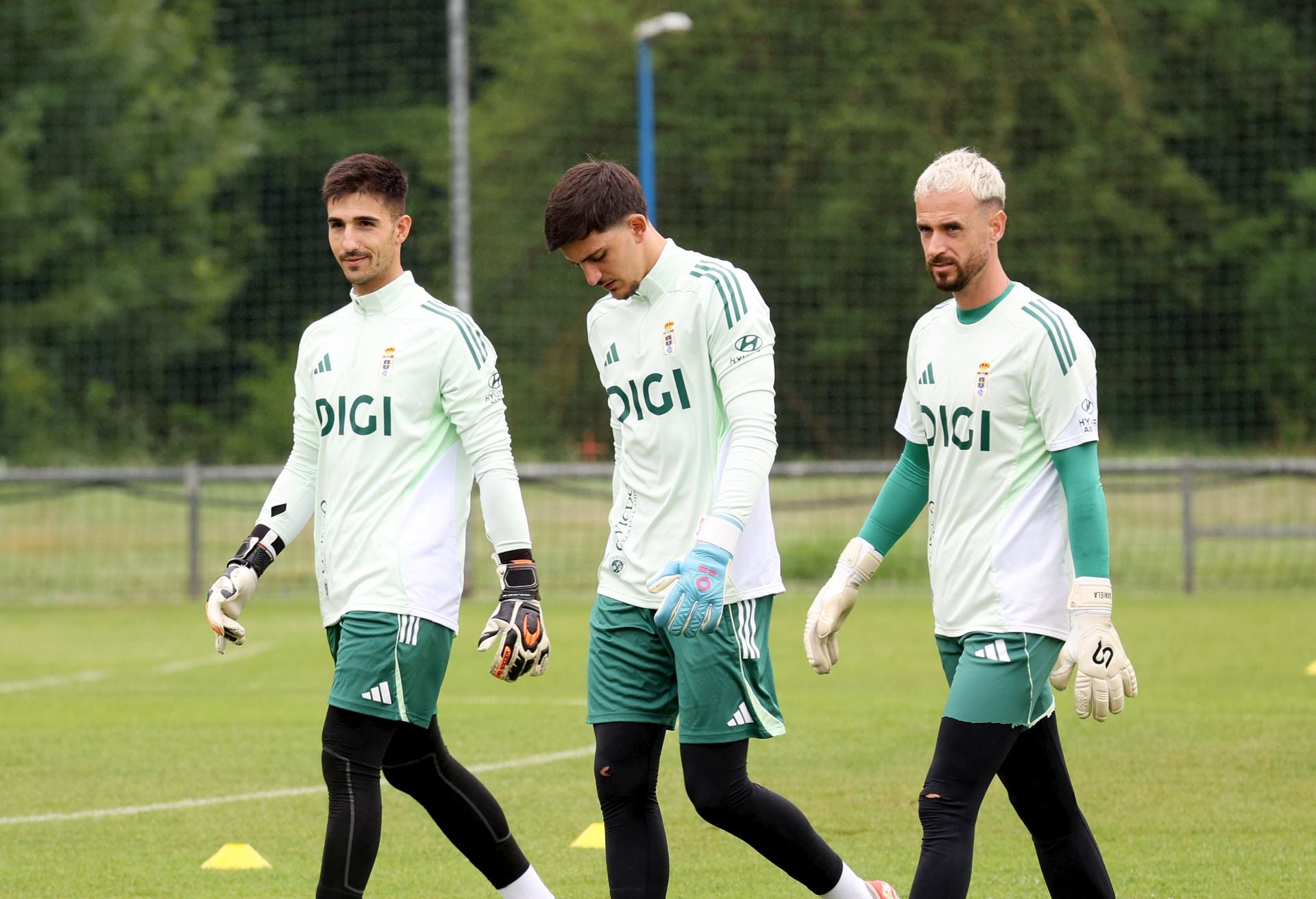 El Real Oviedo y su entrenamiento en El Requexón este 18 de julio