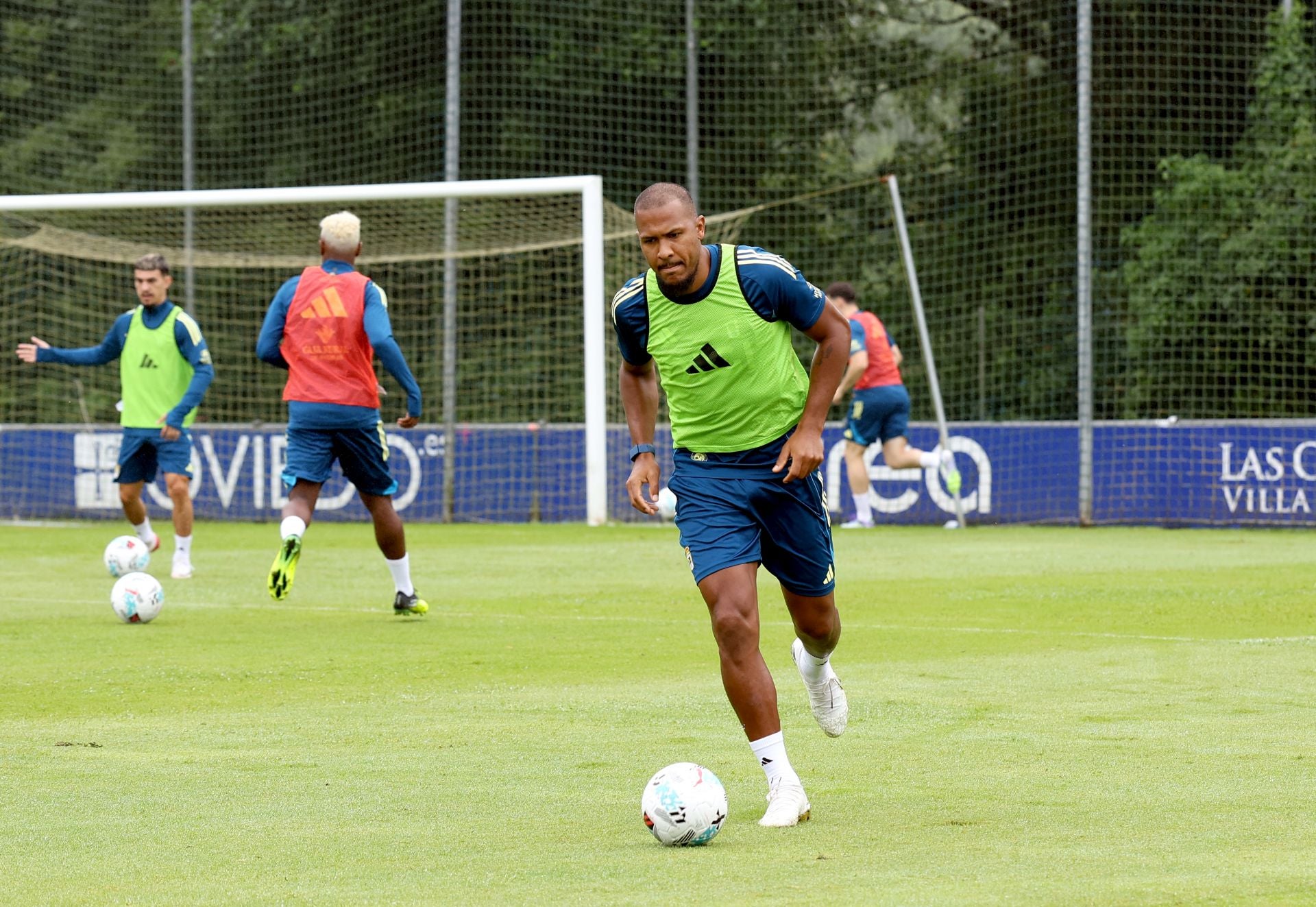 El Real Oviedo y su entrenamiento en El Requexón este 18 de julio