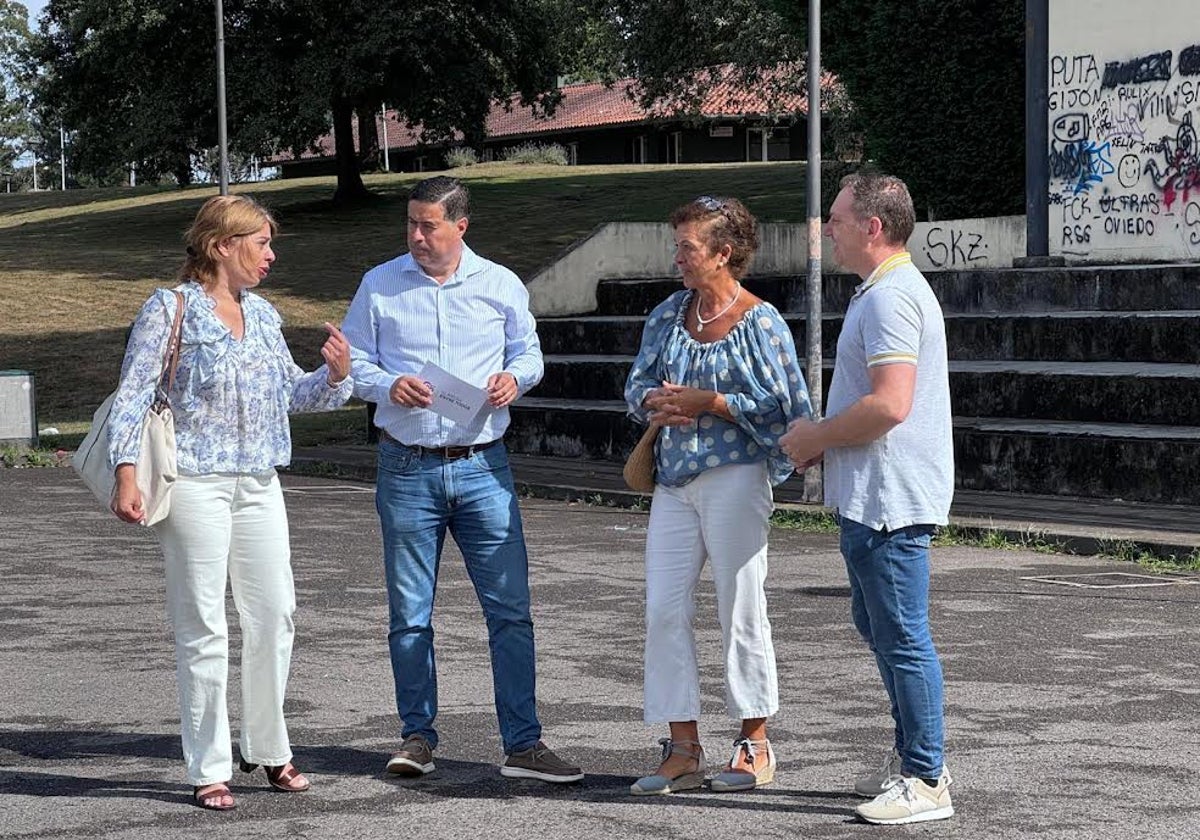 Nuria Niño, Silverio Argüelles, Belén Rodríguez y Javier Blanco.