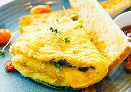 Una tortilla francesa.