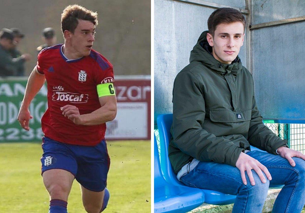 Chechu, a la izquierda, y David Heres, a la derecha, dos de los fichajes del Stadium para esta temporada.