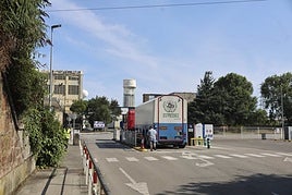 Imagen de archivo de los accesos a Saint-Gobain en La Maruca.