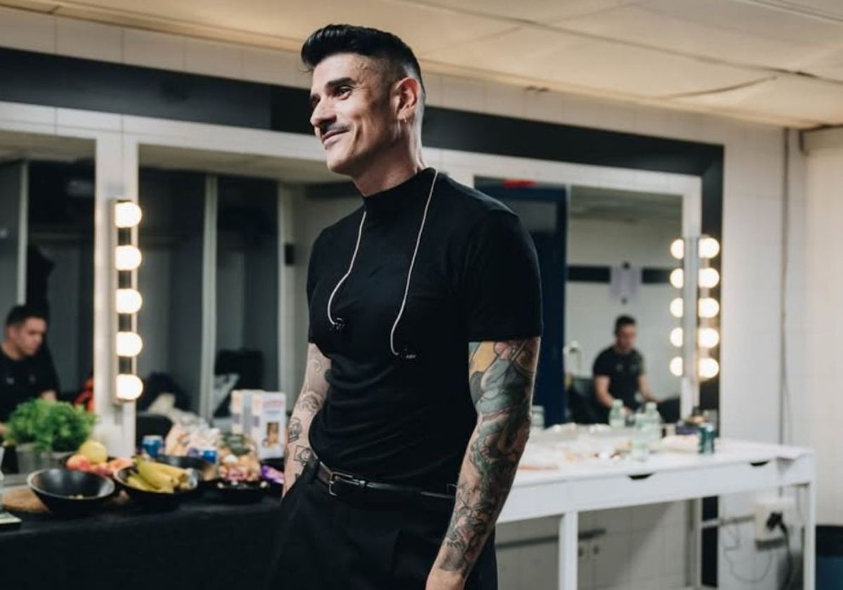 El vocalista del grupo, Álvaro Benito.