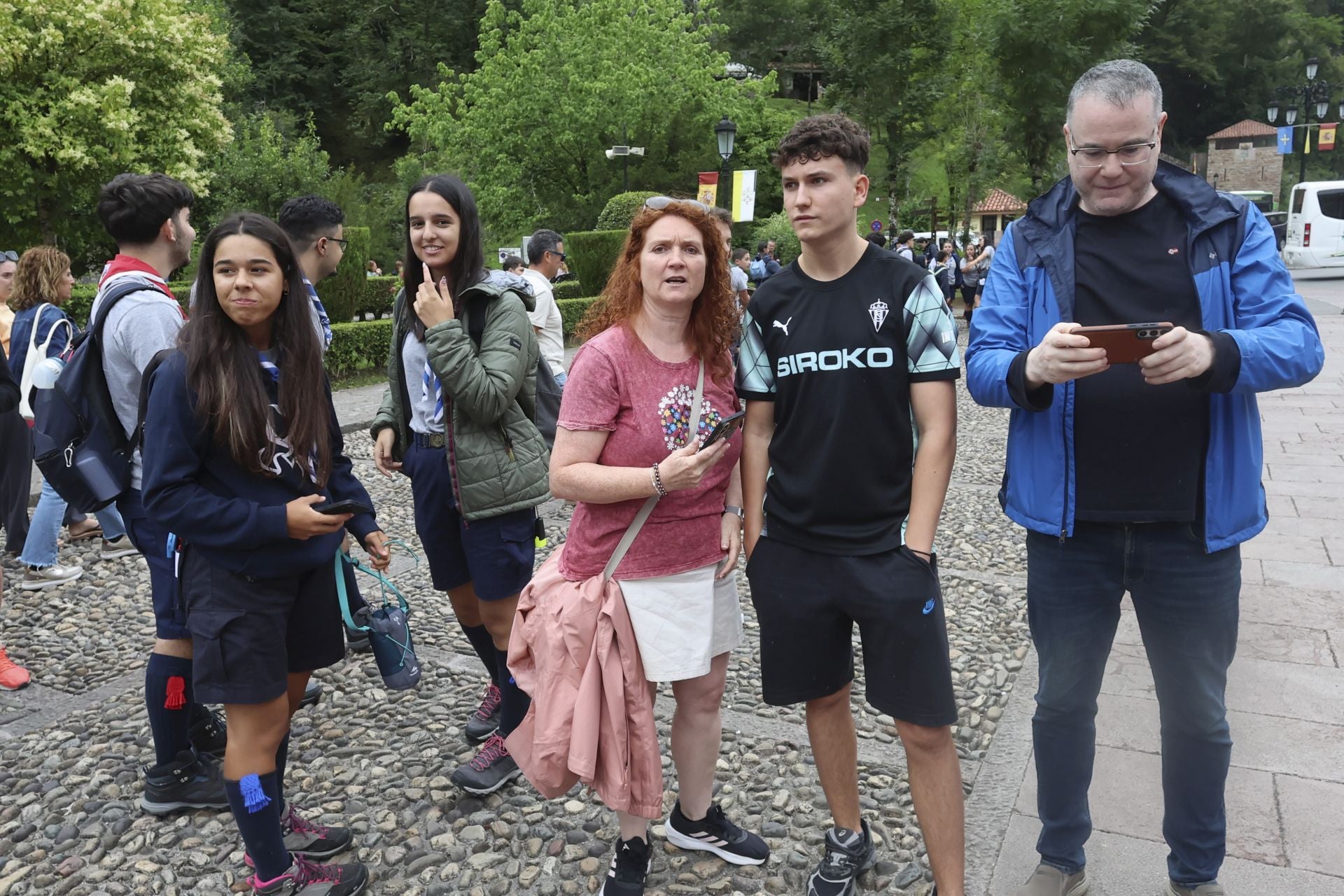 La Santina bendice la nueva temporada del Sporting de Gijón