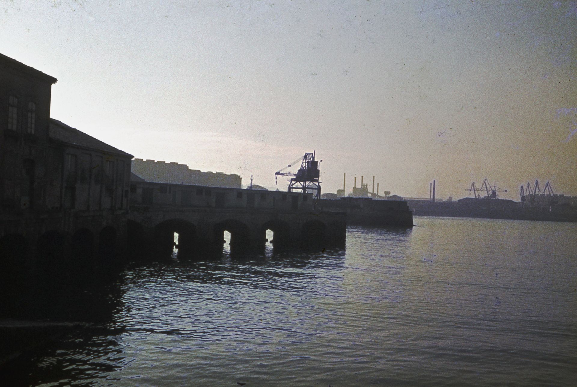 Vista del Muelle hacia Fomento. 1971