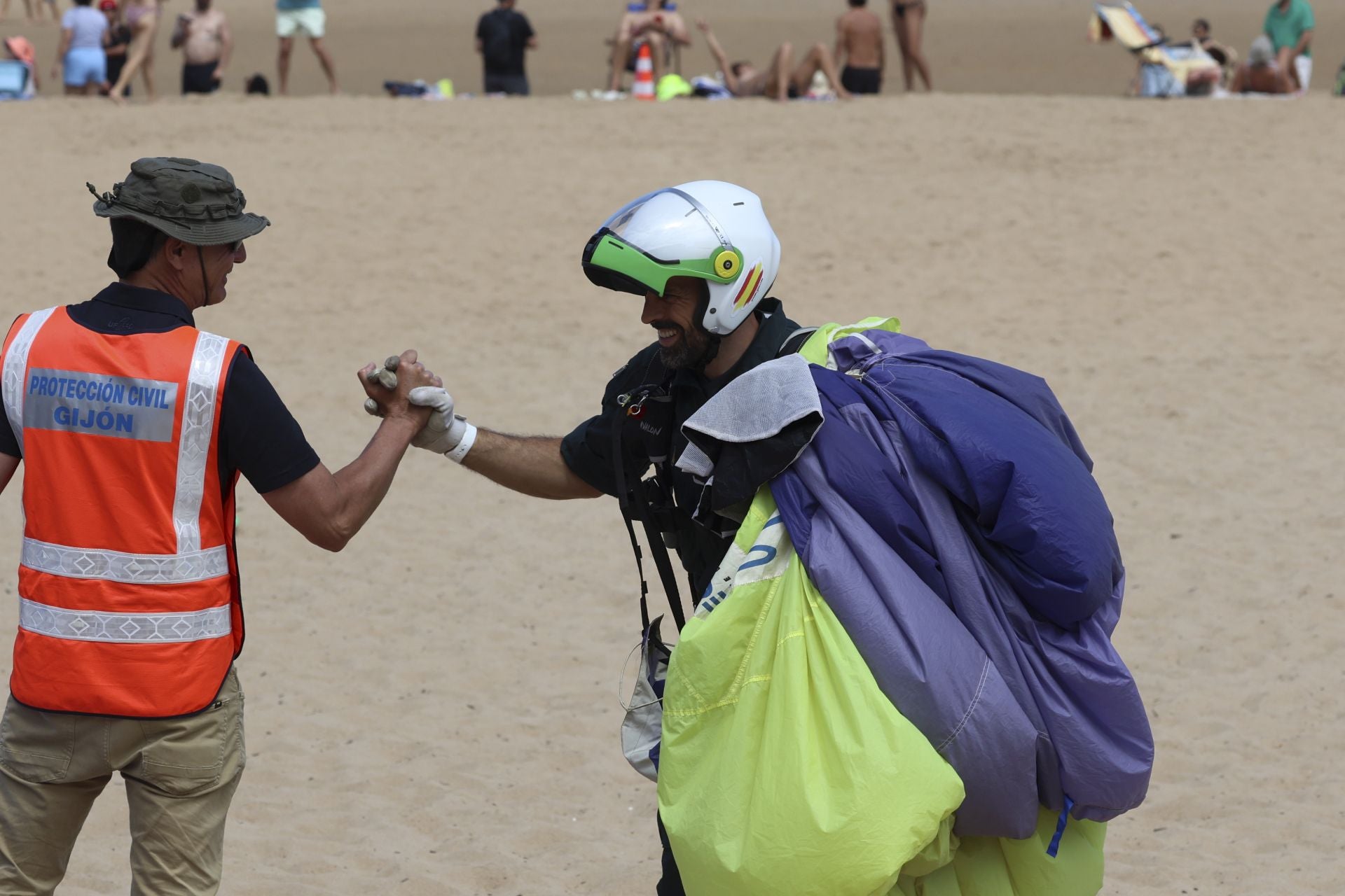 Todo listo para el Festival Aéreo de Gijón: las mejores fotos del último ensayo