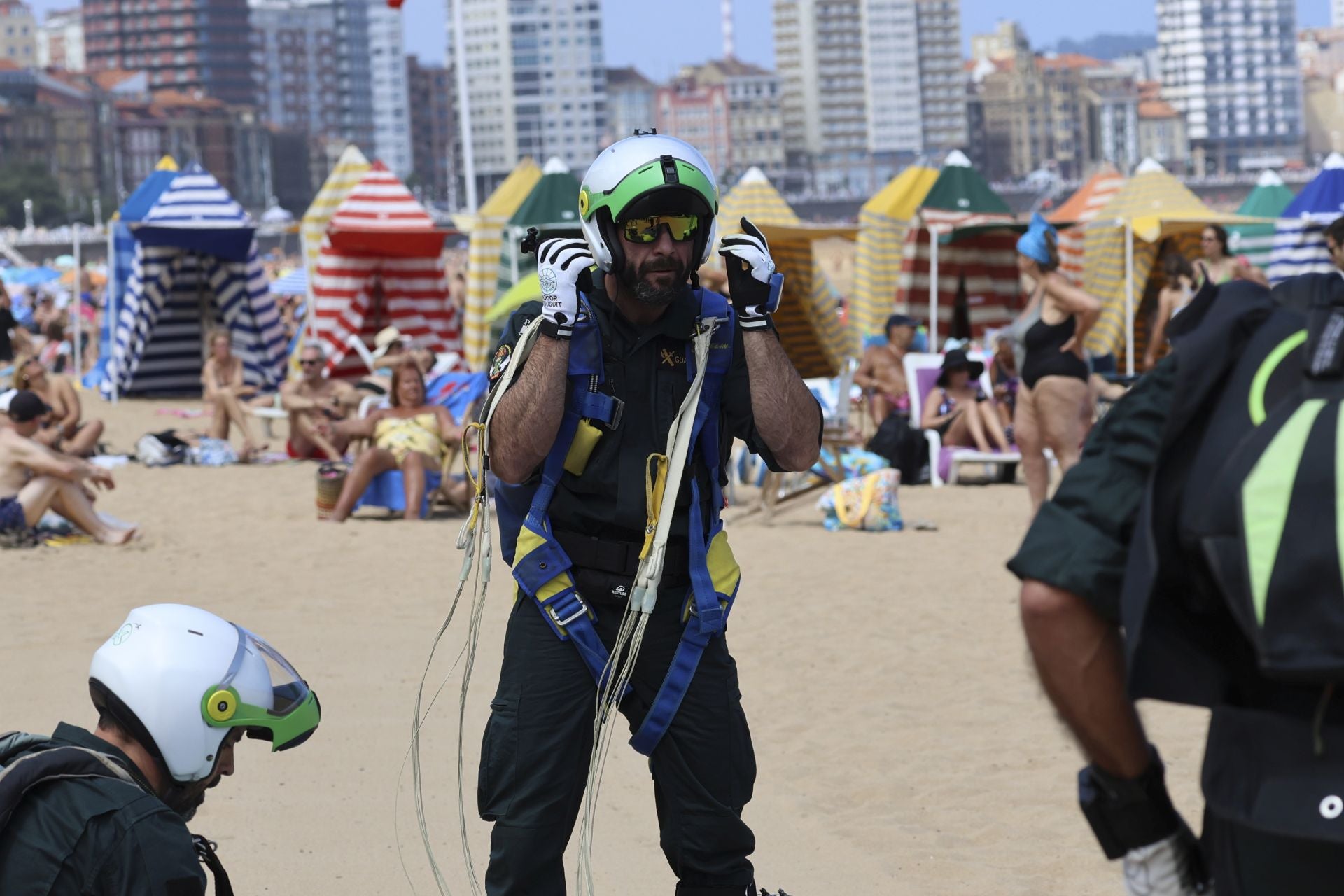 Todo listo para el Festival Aéreo de Gijón: las mejores fotos del último ensayo