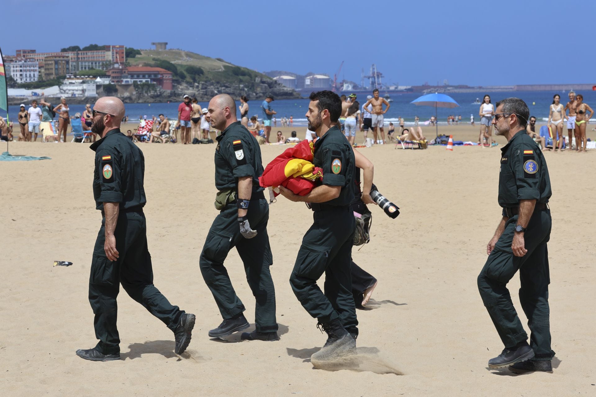 Todo listo para el Festival Aéreo de Gijón: las mejores fotos del último ensayo