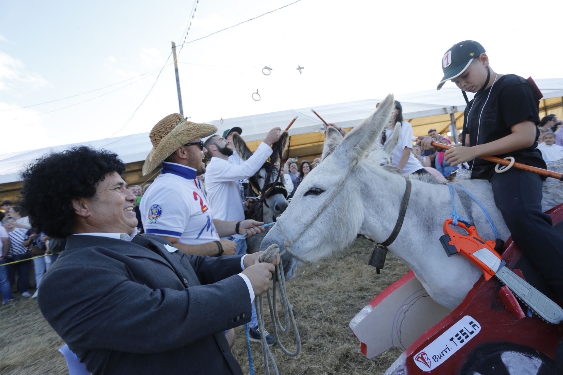 Desfile Folclórico de Burros en Pañeda