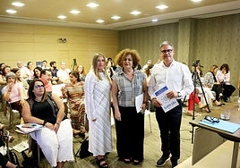 Mónica Oviedo, Marta del Arco, y Enrique Rodríguez Nuño.