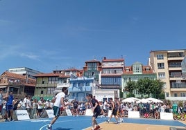 La participación fue de récord para jugar en un lugar emblemático como el muelle de Luanco.