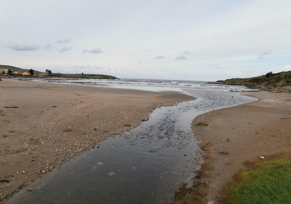 Playa de Bañugues, en Gozón