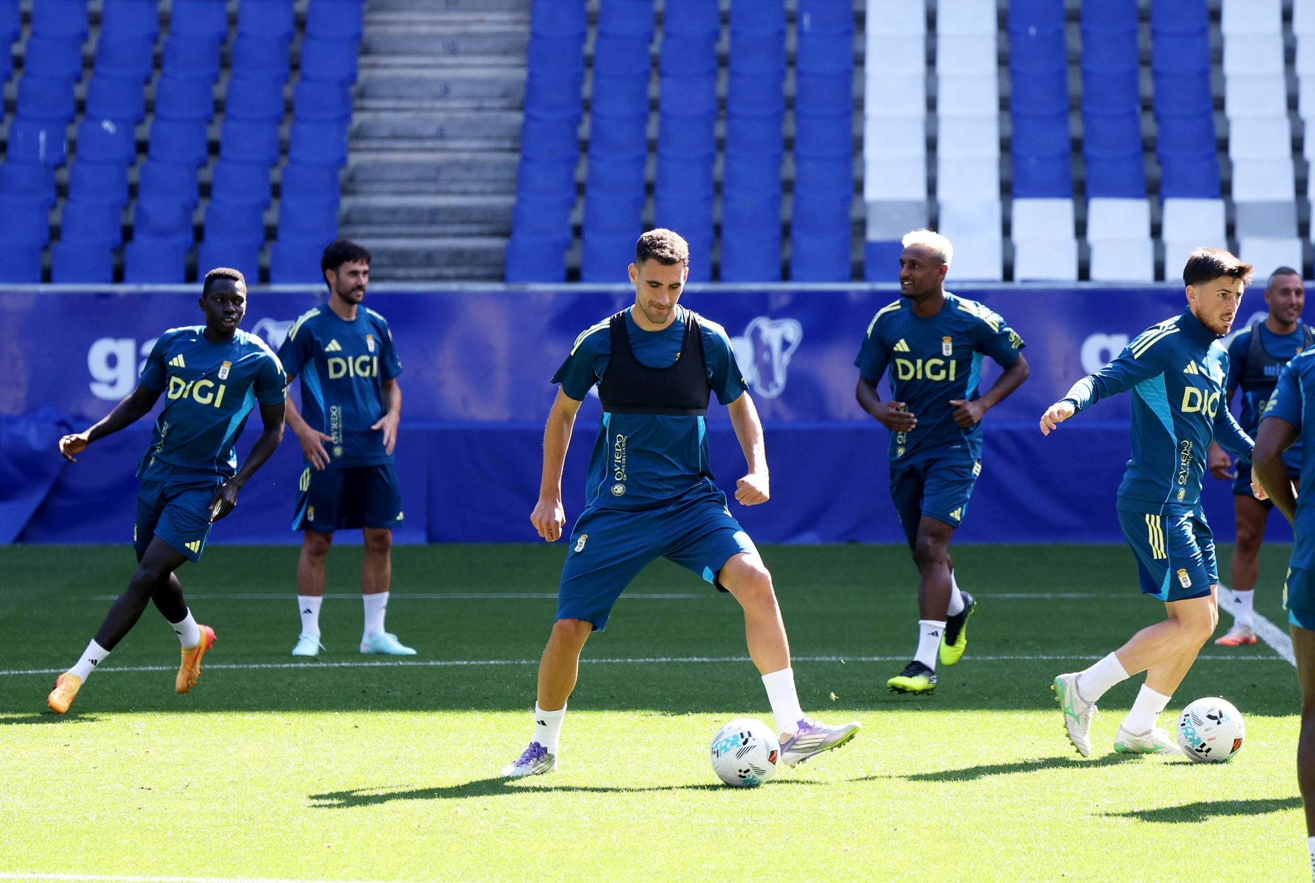 El entrenamiento del Real Oviedo de este 30 de julio, en imágenes