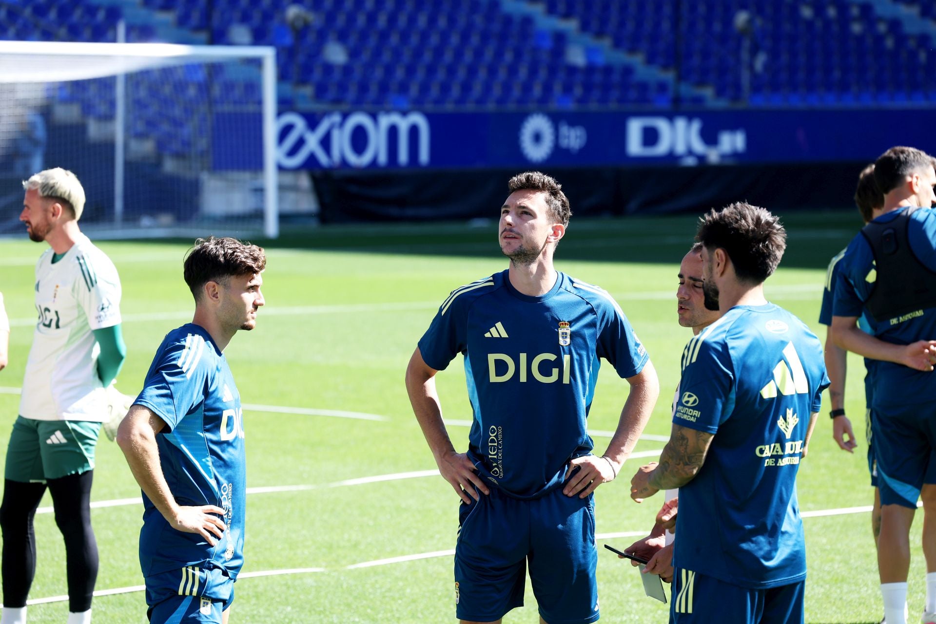 El entrenamiento del Real Oviedo de este 30 de julio, en imágenes