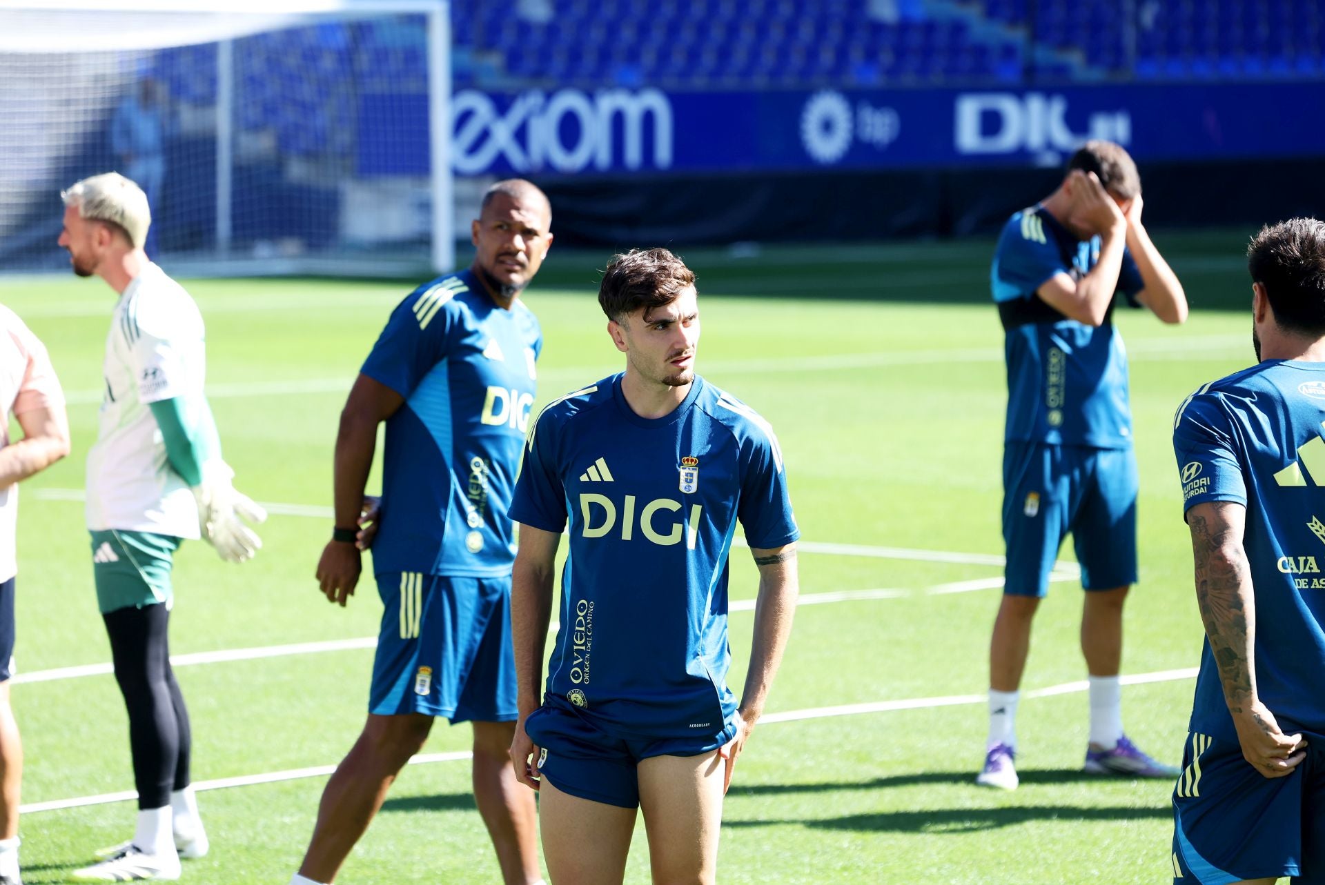 El entrenamiento del Real Oviedo de este 30 de julio, en imágenes