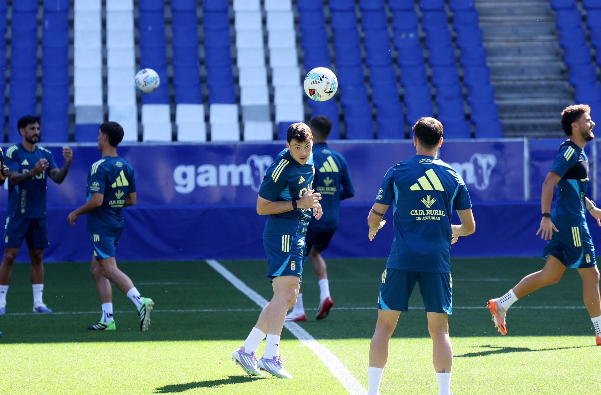 El entrenamiento del Real Oviedo de este 30 de julio, en imágenes