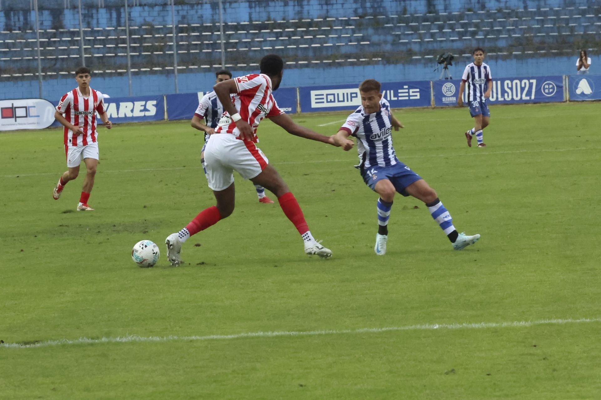 Las mejores imágenes del Real Avilés - Sporting de Gijón