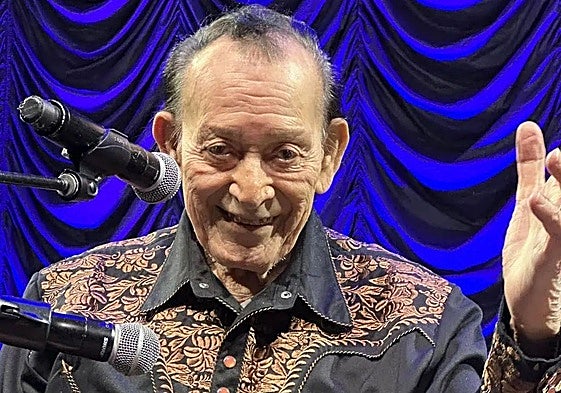 El acordeonista y cantante Flaco Jiménez