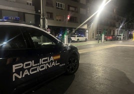 Un coche patrulla de la Policía Nacional.