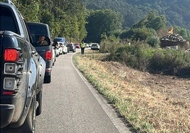 Un accidente múltiple en Soto del Barco deja un herido