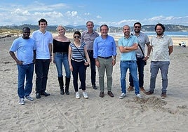 Los equipos de investigación de las universidades de Rouen y Oviedo estudian los efectos del cambio climático en Salinas.