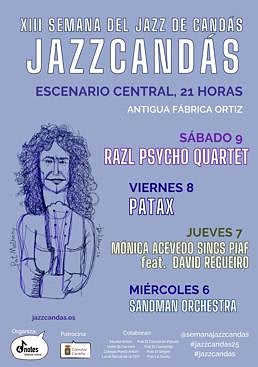 Imagen - Cartel promocional de JazzCandás 2025.