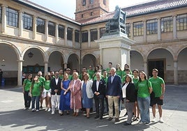 Los participantes en el Campus Orígenes, en la Universidad de Oviedo.