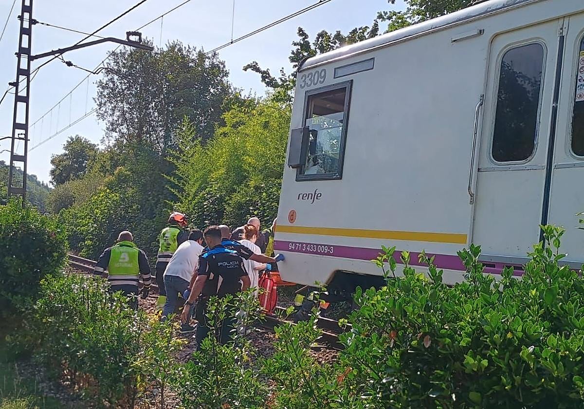 el herido fue rescatado por bomberos y trasladado al HUCA con pronóstico reservado