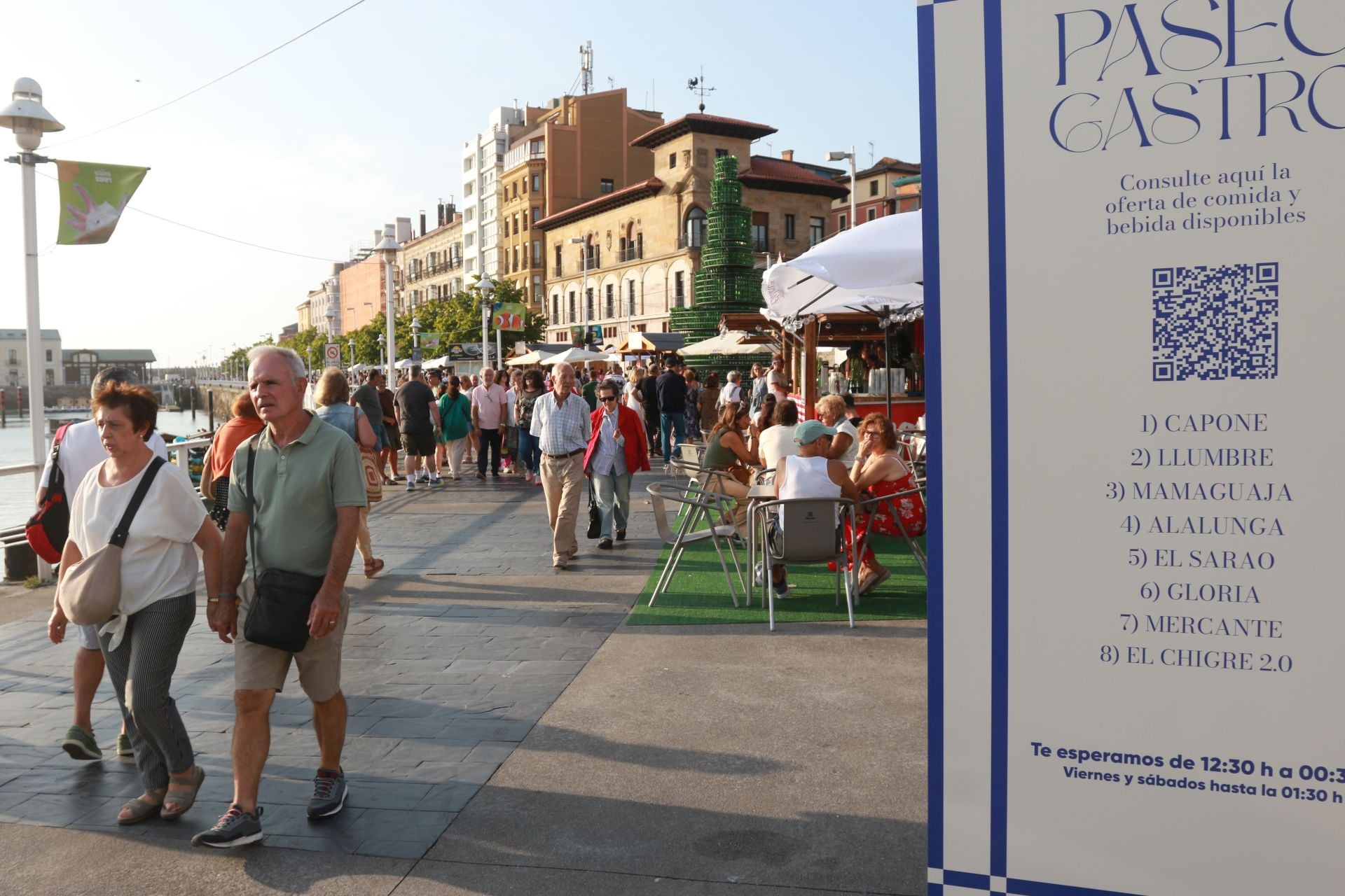 El Paseo Gastro de Gijón arranca con sus terrazas de Begoña y Cimavilla a tope