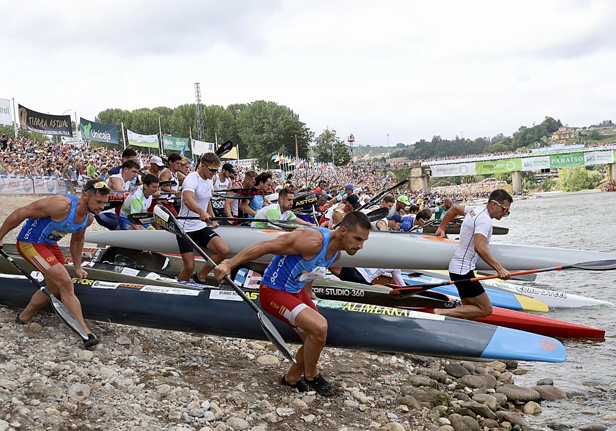 Salida del Descenso Internacional del Sella 2025.