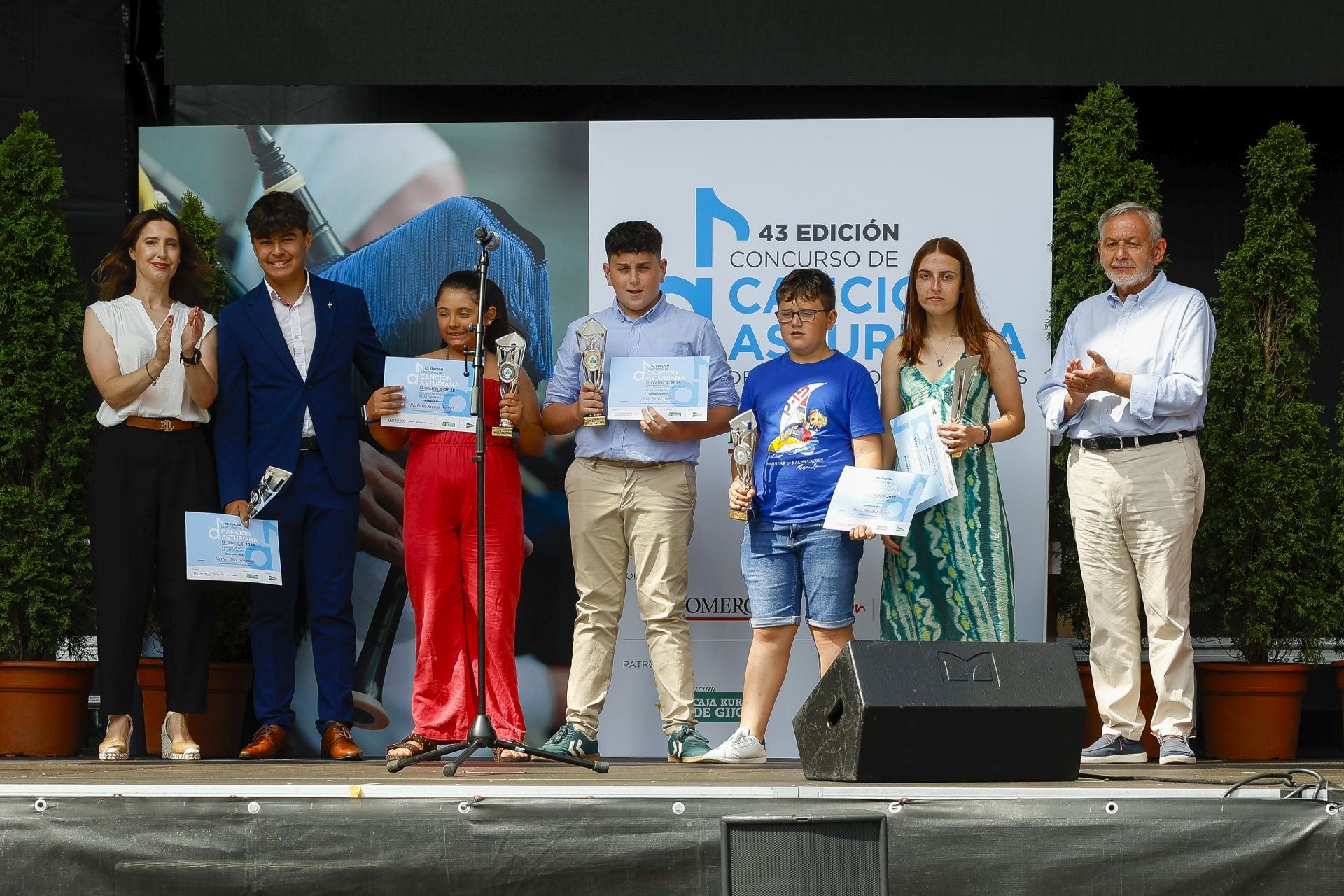 La entrega de premios del 43 Concurso de Canción Asturiana de EL COMERCIO, en imágenes