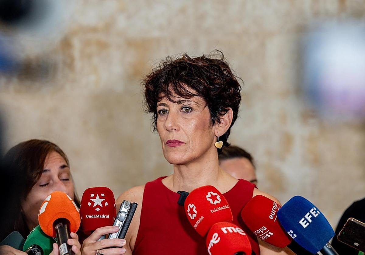 La ministra de Inclusión, Seguridad Social y Migraciones, Elma Saiz.