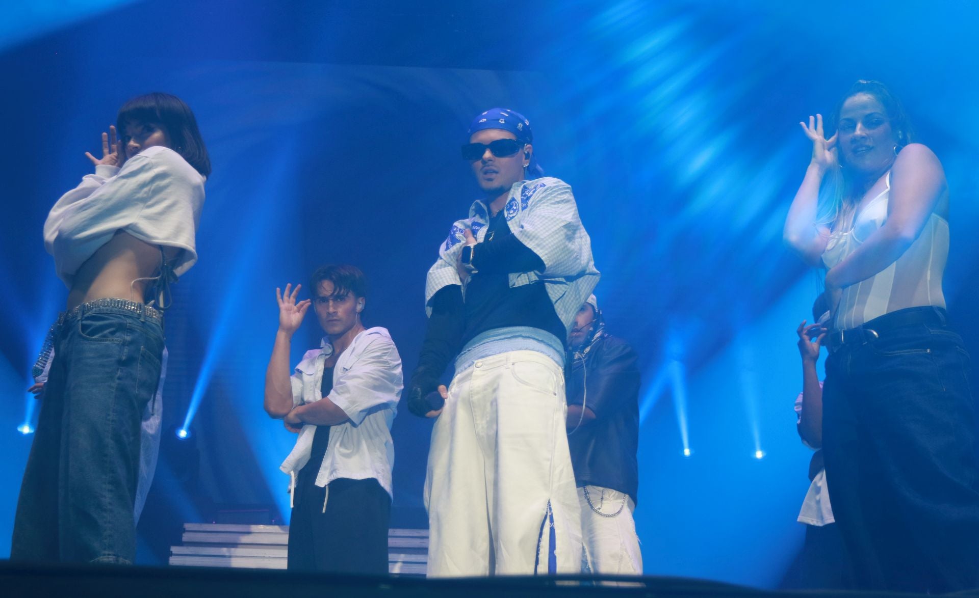 Abraham Mateo ilumina el escenario de Poniente, en Gijón
