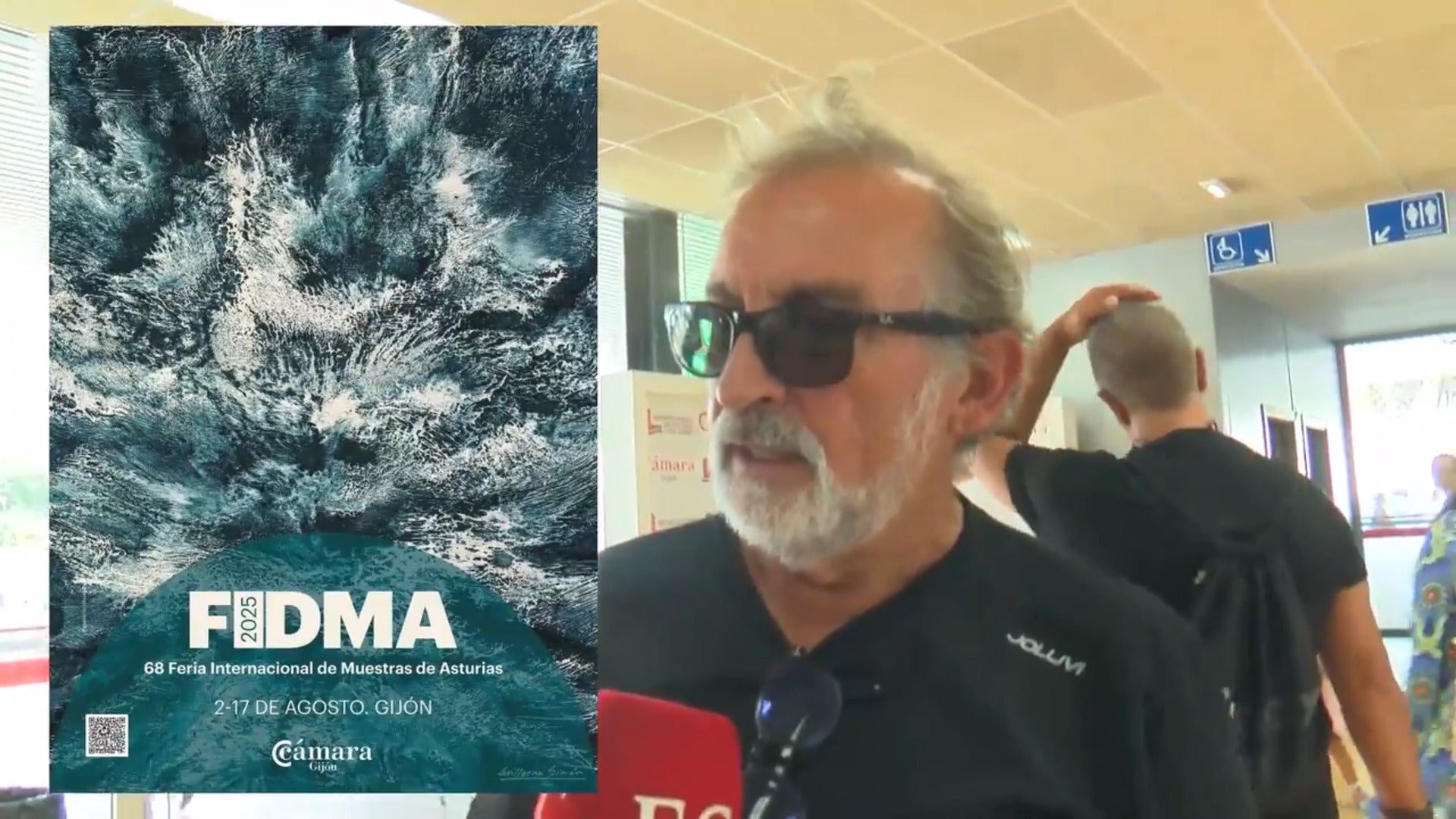 ¿Qué representa la obra del cartel de la Fidma?