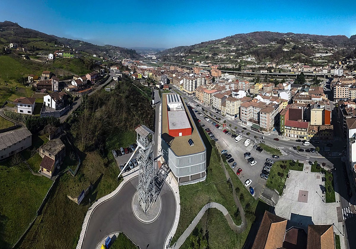 Centro TIC junto al pozo Entrego.