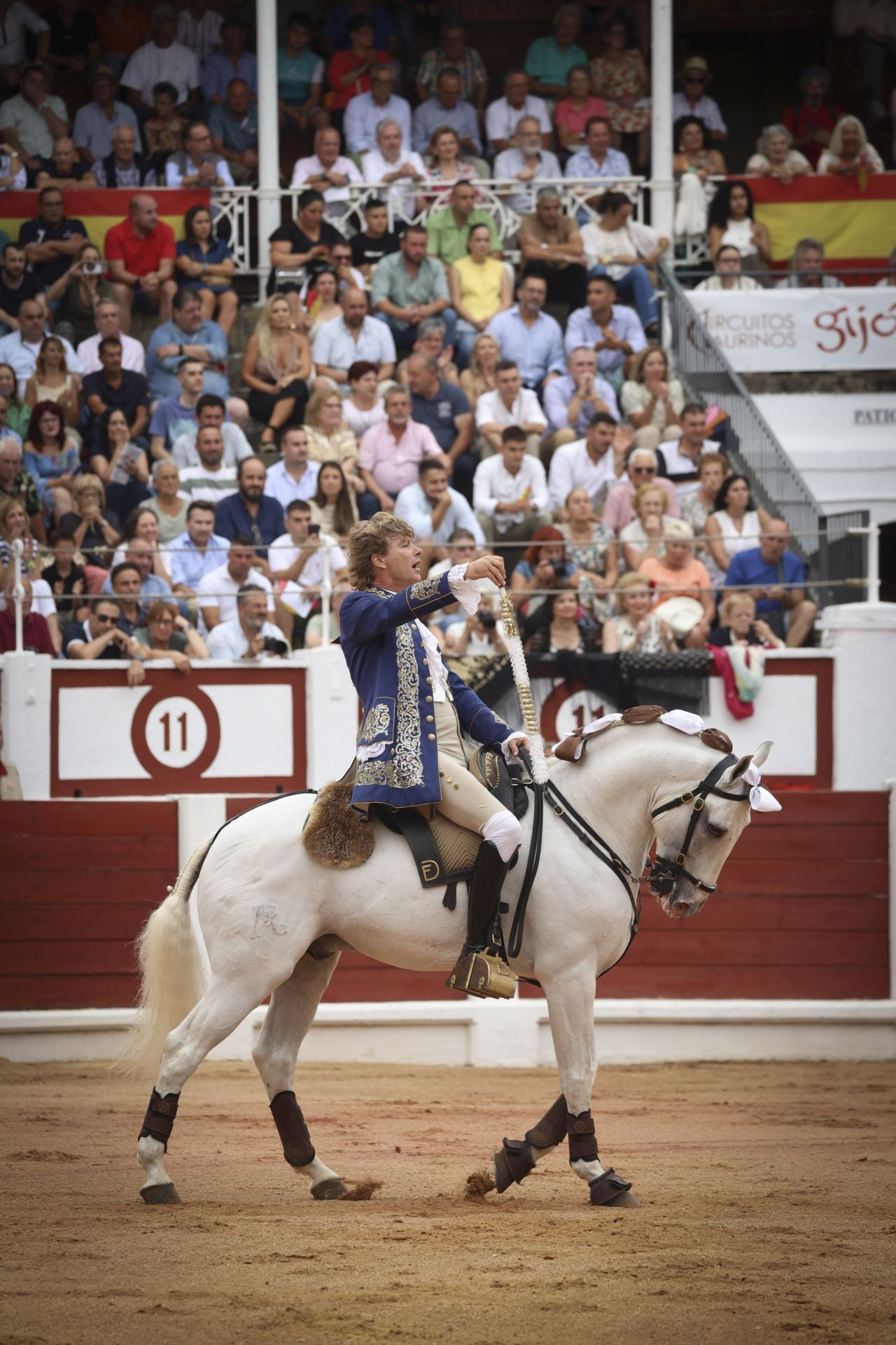 Tarde de rejones en la Feria taurina de Begoña en Gijón