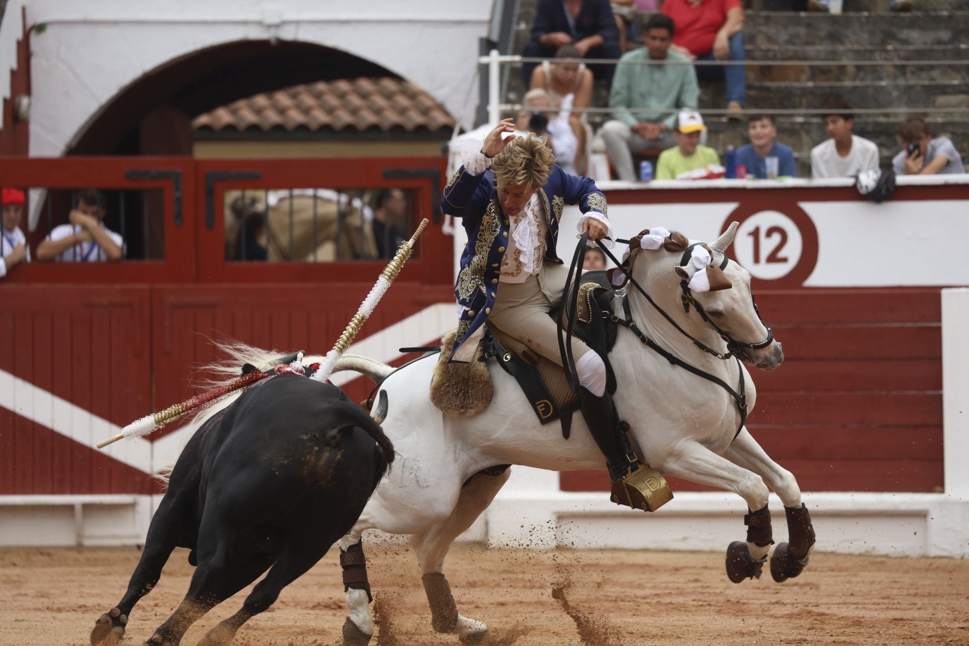 Tarde de rejones en la Feria taurina de Begoña en Gijón