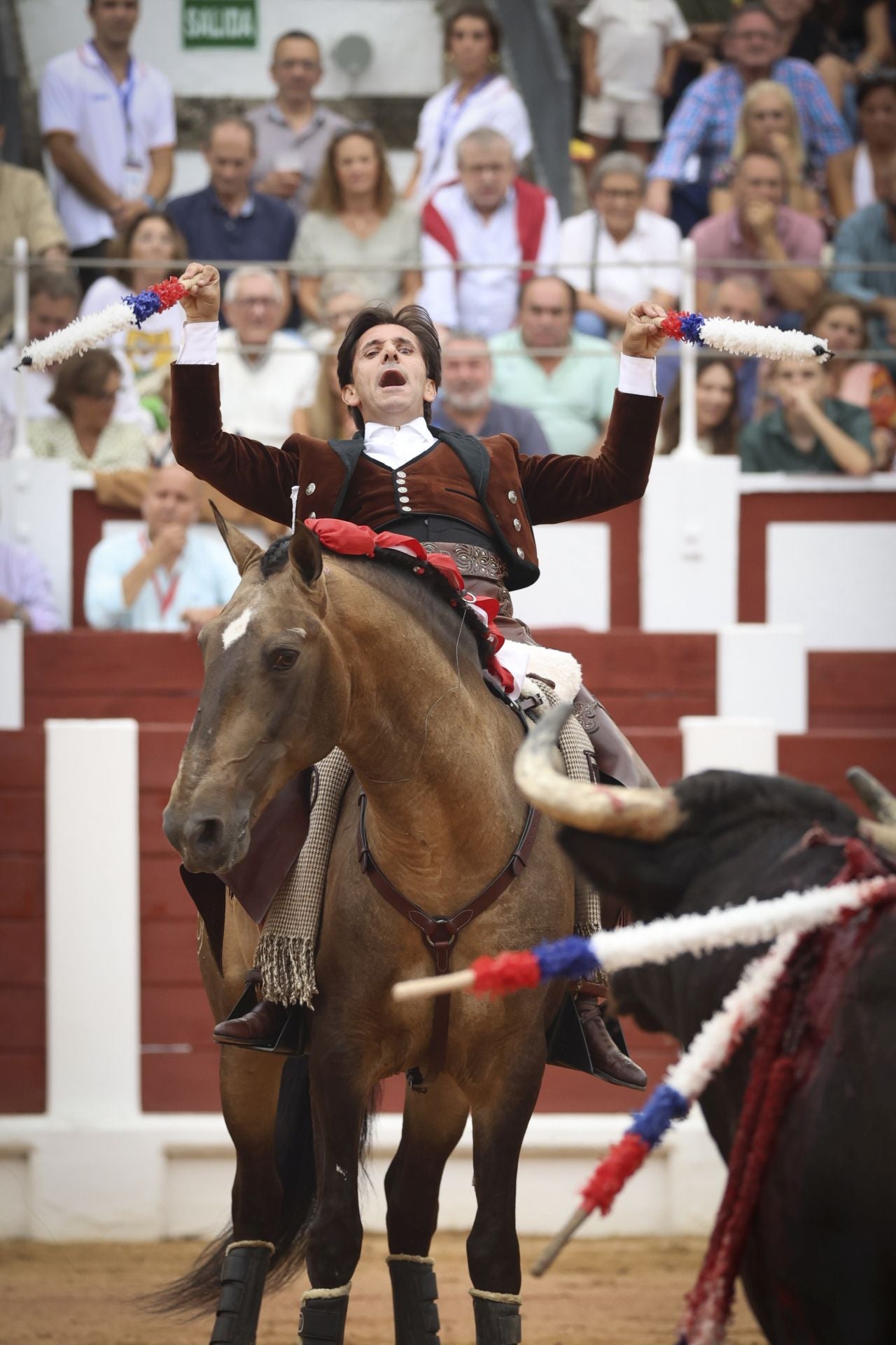 Tarde de rejones en la Feria taurina de Begoña en Gijón