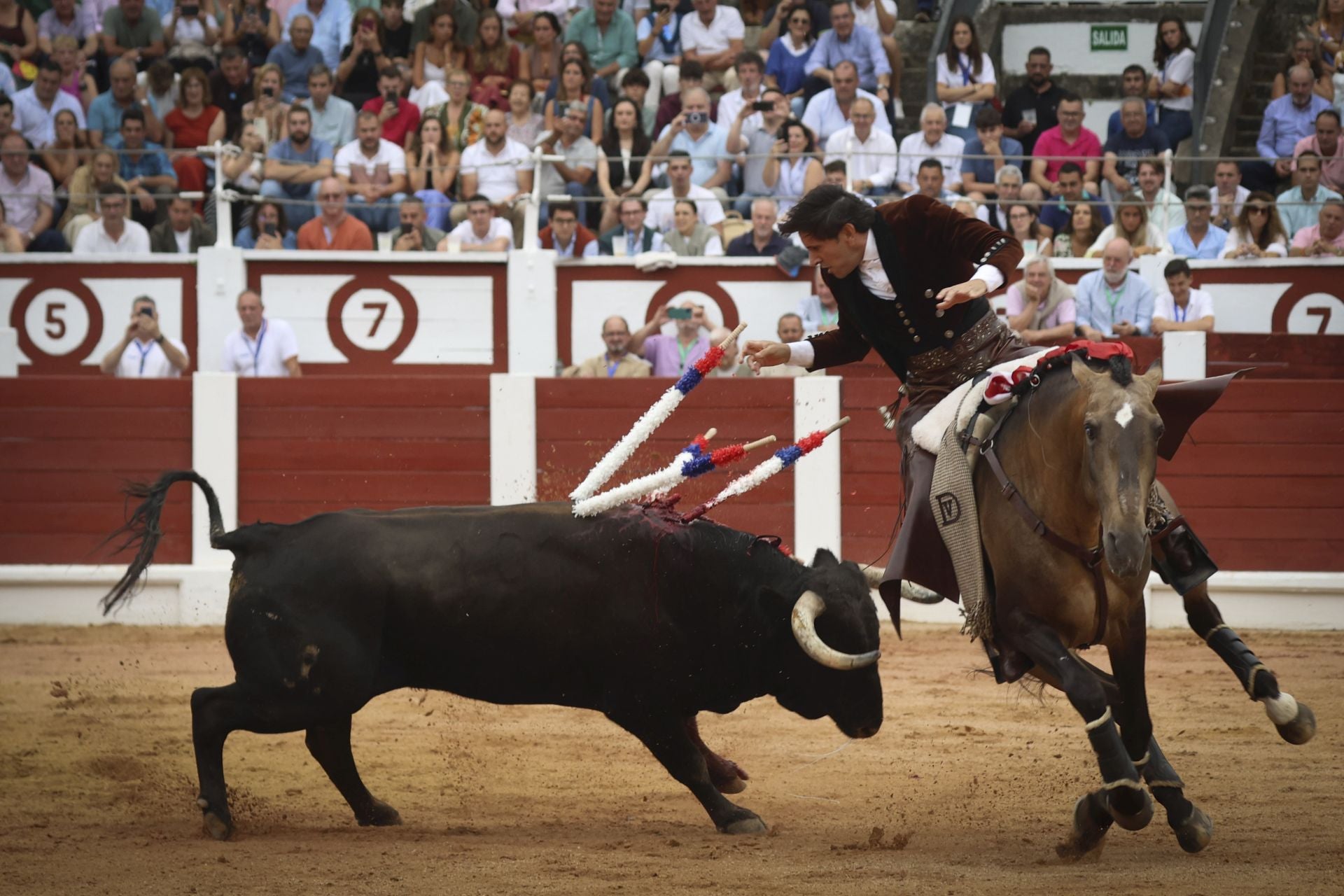 Tarde de rejones en la Feria taurina de Begoña en Gijón