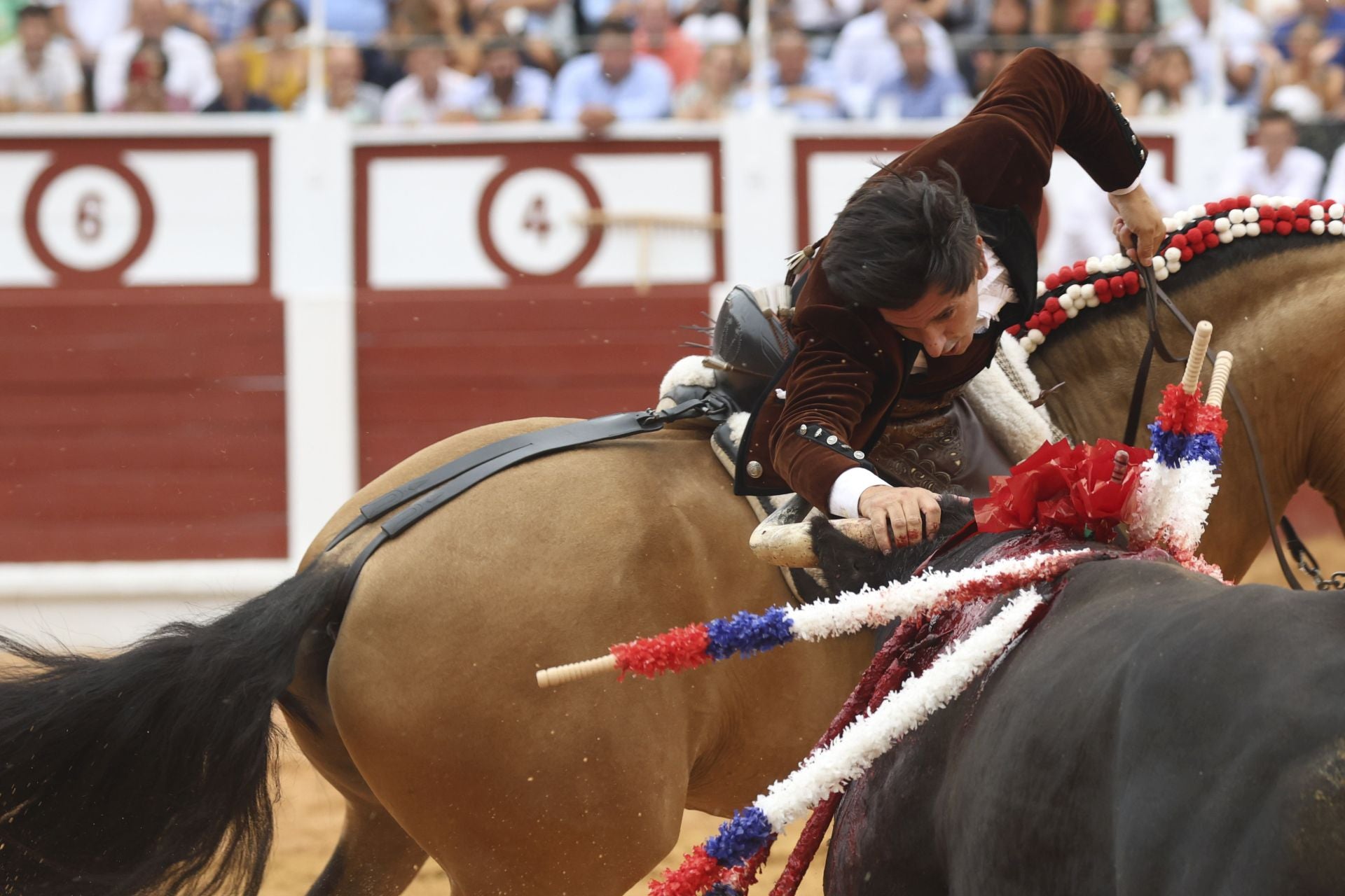 Tarde de rejones en la Feria taurina de Begoña en Gijón